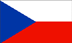 De nationale driekleur van Tsjechie.